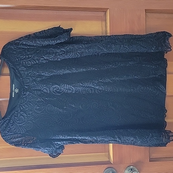 Jessica London Lace Short Sleeve Tops Size 14/16 Like NEW - Picture 5 of 12